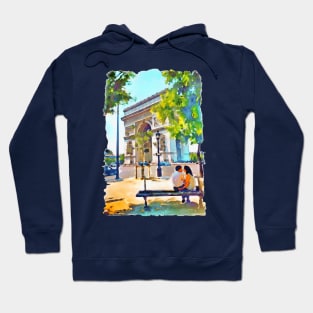 The Arc de Triomphe Paris Hoodie